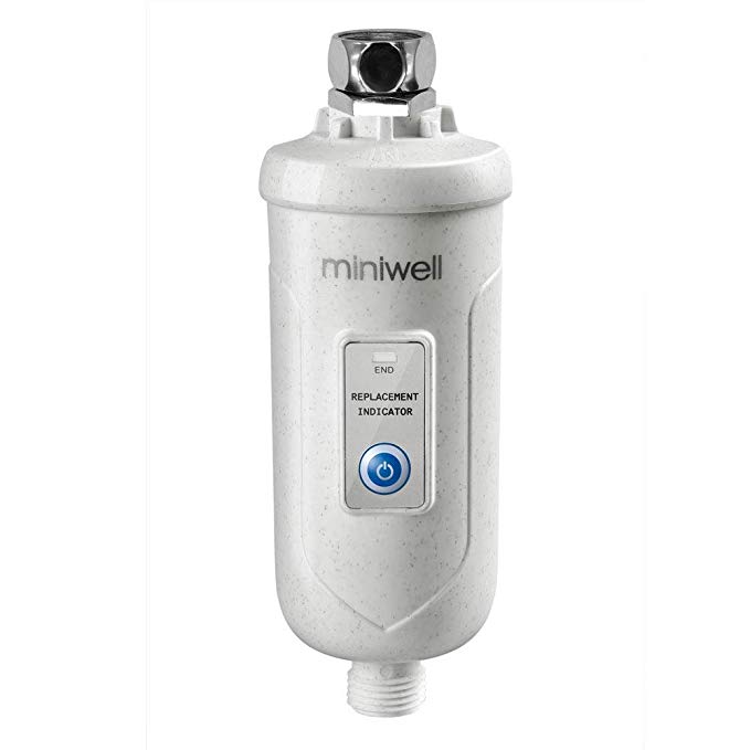 Miniwell Shower Filter L730-XC, Removes Over 99% of Chlorine Shower Head Filter, Shower Water Filter, Showerhead Filter, Shower Head Water Filter with Replacement Indicator