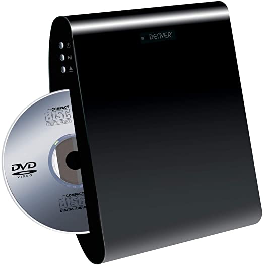 Denver DWM-100 Black Wall Mountable Multi Region Upscaling DVD with USB