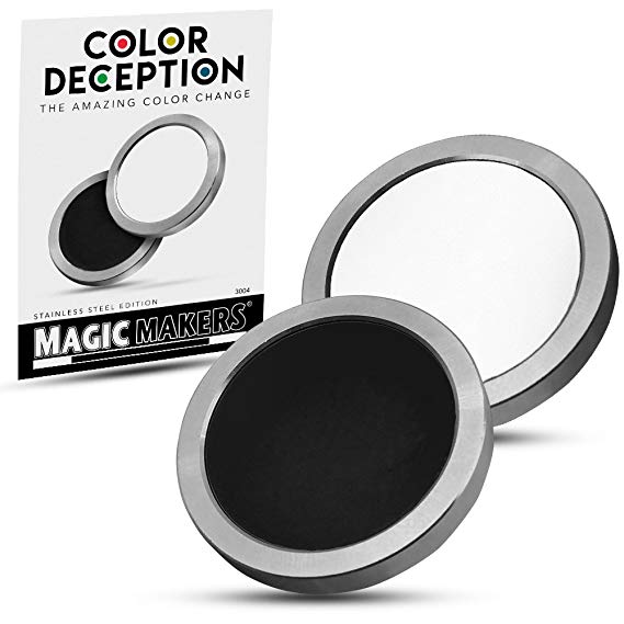 Magic Makers Color Deception Magic Trick - The Amazing Color Changing Effect - Now in Stainless Steel