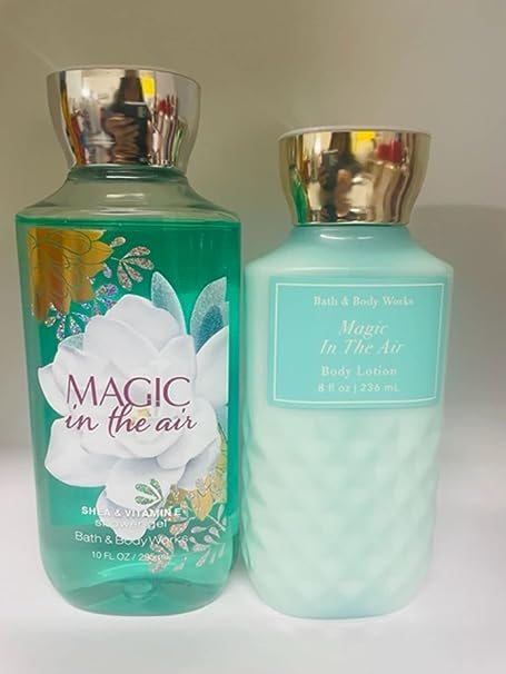 Bath and Body Works Gift Set of 10 oz Shower Gel and 8 oz Lotion (Magic In The Air)