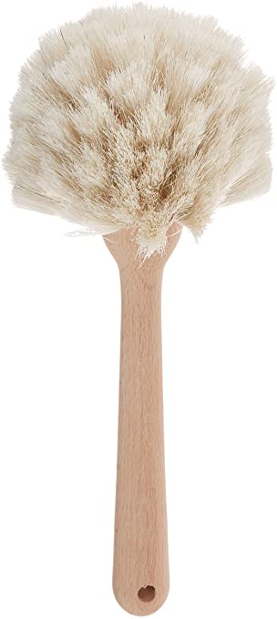 Fox Run Natural Horsehair Kitchen Brush, 4 x 4 x 10, Fiber