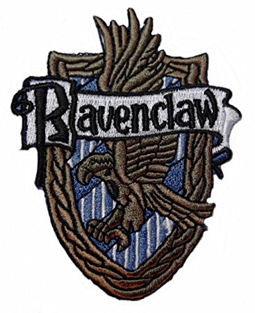 Harry Potter House of RAVENCLAW Crest 3 1/4" Tall Embroidered PATCH