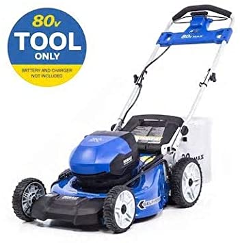 Kobalt 80-Volt Max Brushless Lithium Ion Self-propelled 21-in Cordless Electric Lawn Mower (No Battery or Charger, Mower Only)