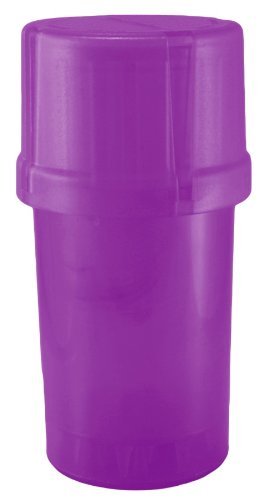 MedTainer Storage Container w/ Built-In Grinder - Purple