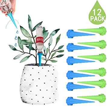 DCZTELG Plant Watering Spike Automatic Garden System Indoor Outdoor Plant Watering Drip Irrigation System Care Your Flowers (12-pack)