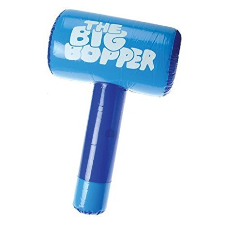 Large Inflatable Vinyl Blue Big Bopper Hammer - 32" (2-Pack)