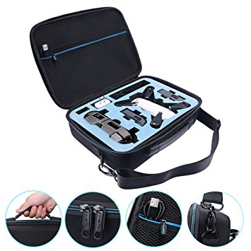 Carrying Case For DJI SPARK - MASiKEN Hardshell Handbag Suitcase Storage Bag with Belt for DJI Spark Drone Body Remote Control, Extra Batteries, Charger and Other Accessories