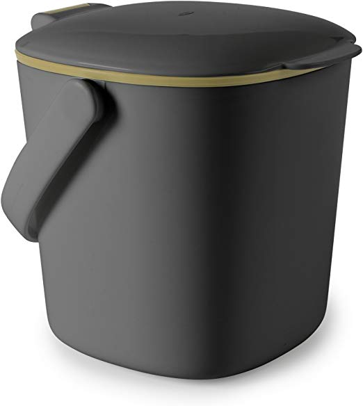 OXO Good Grips Easy-Clean Compost Bin, 0.75 GAL/2.83 L