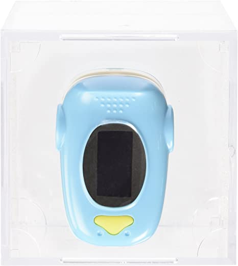 EMS70A Finger Pulse Oximeter with Carry Case and Neck/Wrist Cord (Blue)