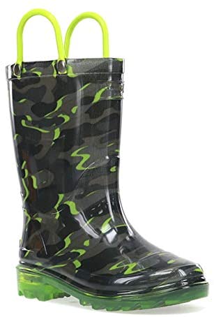Western Chief Kids' Light-up Waterproof Rain Boot