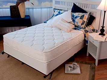 Night Therapy Spring 8 Inch Mattress and BiFold Box Spring Set, Full