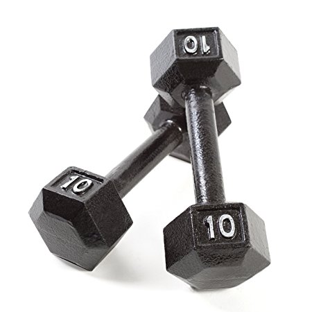 CAP Barbell Cast Iron Hex Dumbbell