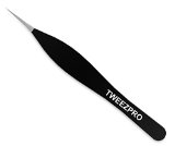 Tweezpro Stainless Steel Point Tweezers for Ingrown Hairs Eyebrow Hairs Facial Hairs and Splinters