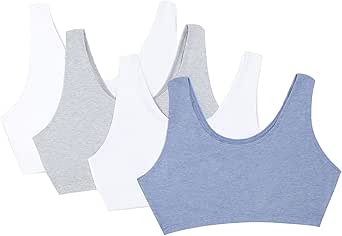 Fruit of the Loom Women's Built Up Tank Style Sports Bra Value Pack