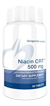 Designs for Health Niacin CRT Tablets, 500 mg, 60 Count