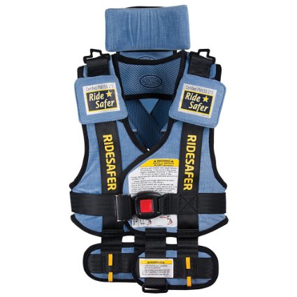 Safe Traffic System Travel Vest Type 2 Booster Seat, Blue, Small