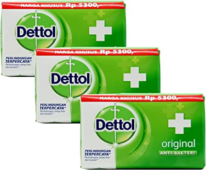Dettol Soap, 2.5oz (Pack of 3)
