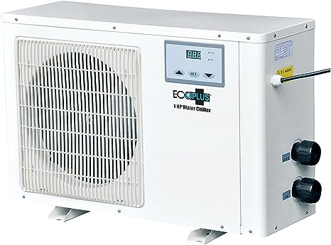 EcoPlus Commercial Grade Water Chiller 1HP - For Aquariums, Reservoirs, and Hydroponics