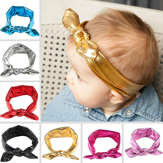 WZT Baby New born Dots Hair band Head band Stripe Candy Color Toddler and Childrens