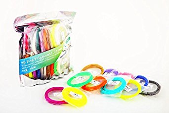 SUNLU 3D Pen Filament PLA Material , Diameter 1.75mm , 20 Colors , 5M Per Color