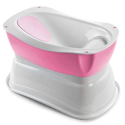 Summer Infant Right Height Bath Tub, Pink