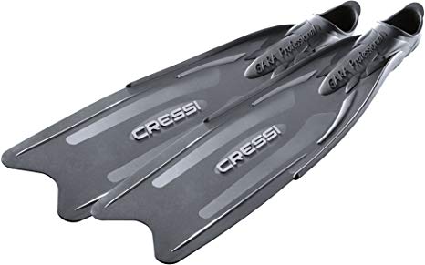 Soft Full Pocket Long Blade Fins for Freediving Speafishing | Gara Professional LD made in Italy by Cressi: quality since 1946