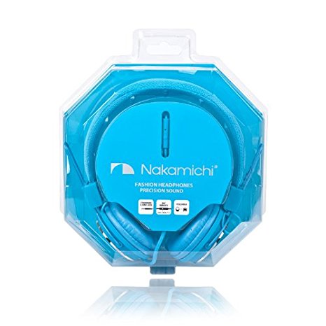 Nakamichi on the Ear Headphones Nk850 Blue