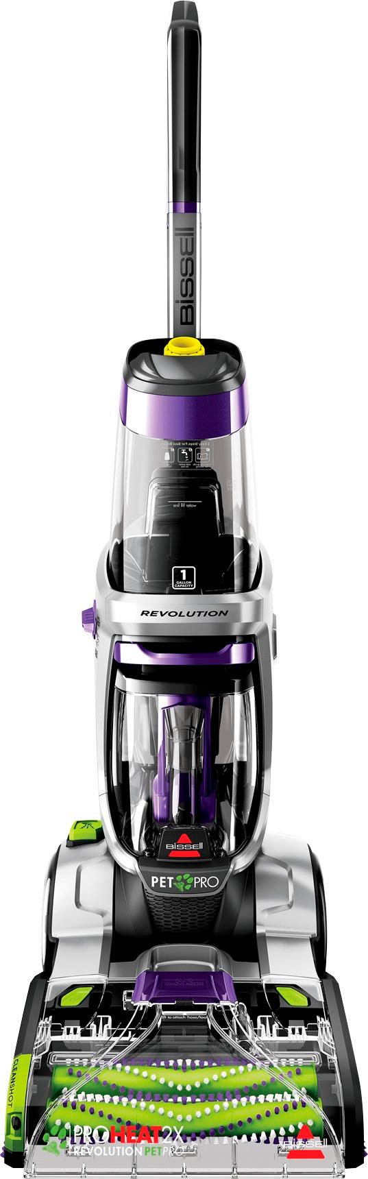 BISSELL - ProHeat 2X Revolution Pet Pro Upright Deep Cleaner - Silver/purple