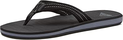 Quiksilver Men's Carver Suede 3 Point Flip Flop Athletic Sandal