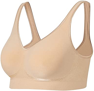 Lemef Bras for Women No Underwire Wirefree Bras with Smart Sizes Comfortable Wireless Bras