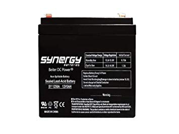 Solex SB1240 12V 4Ah Compatible Alarm Battery Replacement by UPSBatteryCenter (12V 5Ah - Higher Capacity Replacement - Lasts Longer Than Original!) Beiter DC Power