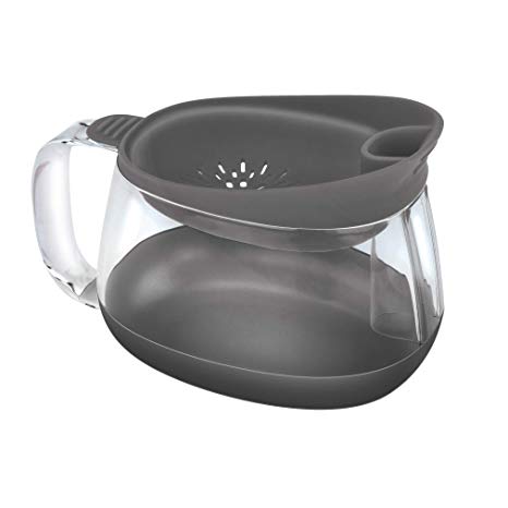 Tovolo 81-29996 Strainer Boat Gravy Separator, 4 Cup, Charcoal