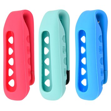 Henoda Colorful Replacement Clip Holder for Fitbit One Wristband Wireless Activity Plus Sleep Tracker