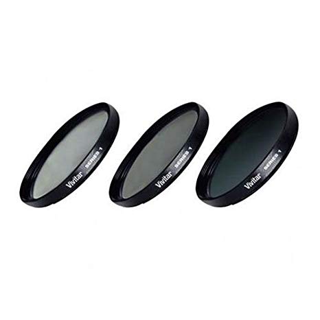 Vivitar 3-Piece Multi-Coated HD Filter Set (37mm UV/CPL/ND8)