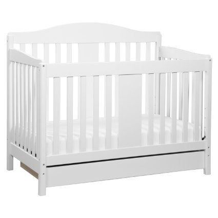 DaVinci Richmond 4 in 1 Convertible Crib with Toddler Rail, White