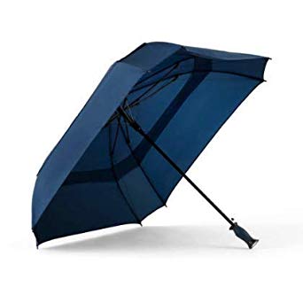 Gellas by ShedRain 4532 Gel Handle, 62-Inch Arc Auto Open Vented Square Golf Umbrella