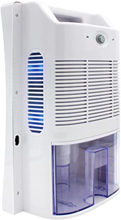 LVYUAN Electric Dehumidifier with 2000ml (68oz) Water Tank Compact and Portable for High Humidity in Home, Kitchen, Bedroom, Bathroom, Basement, Caravan, Office, RV, Garage
