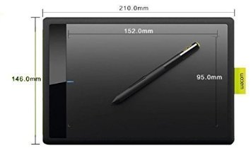 Wacom Bamboo One Drawing Pen Small Tablet CTL471 for Windows Mac