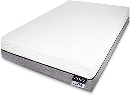 Milliard Memory Foam Mattress - Flippable for Firm and Soft Sides - 11 inch Including Removable Topper Inside (Twin)