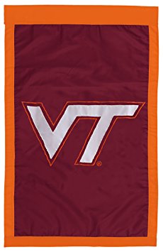NCAA Virginia Tech Hokies Double Sided 29 x 44-Inch Applique Flag