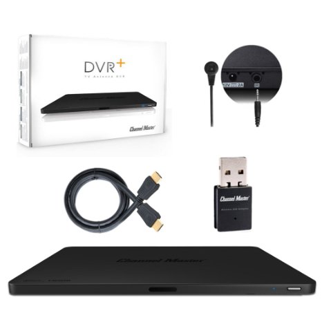 Channel Master DVR Bundle - subscription free digital video recorder with web features and channel guide CM7500BDL3