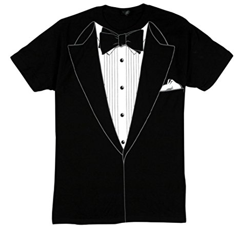 Tuxedo Tees The Classic Black Tie Tuxedo T Shirt (Black) #19 and Bewild Balloon