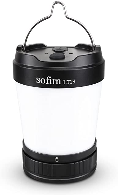 Sofirn LT1S Rechargeable Lantern, LED Camping Lantern with Powerbank Function, IPX8 Waterproof, for Hurricane, Camping, Emergency Kit (LT1S-kit)