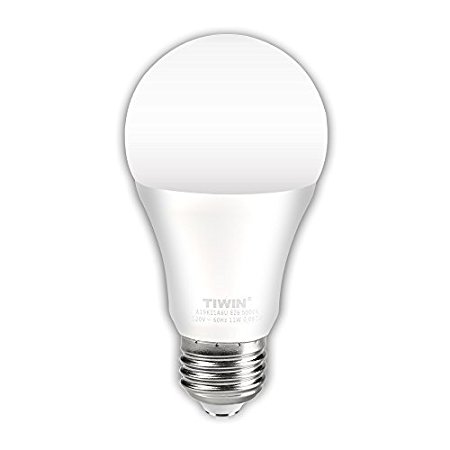TIWIN LED Light Bulbs 100 watt equivalent (11W),Soft White (2700K), 1100lm, E26 Base,General Purpose A19 LED Bulbs,UL Listed,One Bulb in Pack