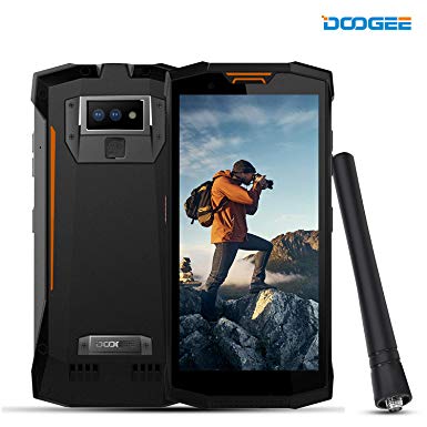 DOOGEE S80 4G Rugged Phone Android 8.1 - Walkie Talkie Interphone 10080mAh 5.99 FHD  Screen 6GB RAM 64GB ROM 16MP 5MP 12MP Camera - Waterproof Dustproof Shockproof Cell Phone Unlocked - Orange