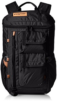 JanSport Mens Outside Specialty Watchtower Backpack - Black Ballistic Nylon