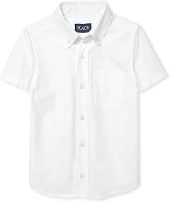 The Children's Place Boys Short Sleeve Oxford Shirt