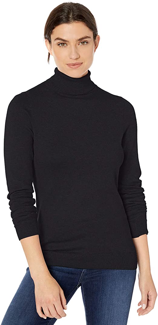 Amazon Essentials Women's Classic Fit Lightweight Long-Sleeve Turtleneck Sweater