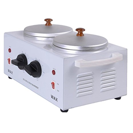 Super buy Electric Double Pot Wax Warmer Heater Professional Dual Pro Salon Hot Paraffin