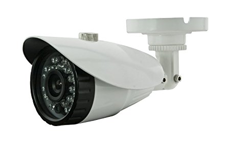 KLAREN 1000TVL CCTV Home Security Camera Bullet Surveillance IR Day Night Vision Outdoor/Indoor Camera with US Plug   Installation Package